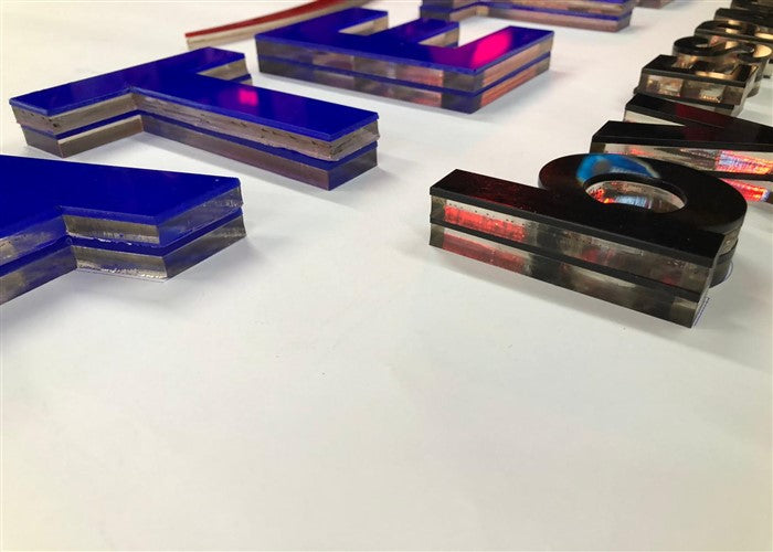 Custom Laser Cut Acrylic Letters- 8 mm Acrylic