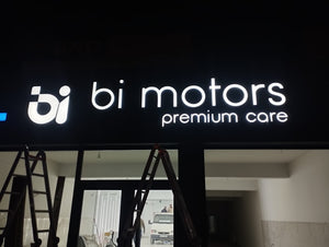 3D Acrylic LED Sign | Custom Illuminated Business Sign | Modern Lighted Sign - SIGNATUREL LLC