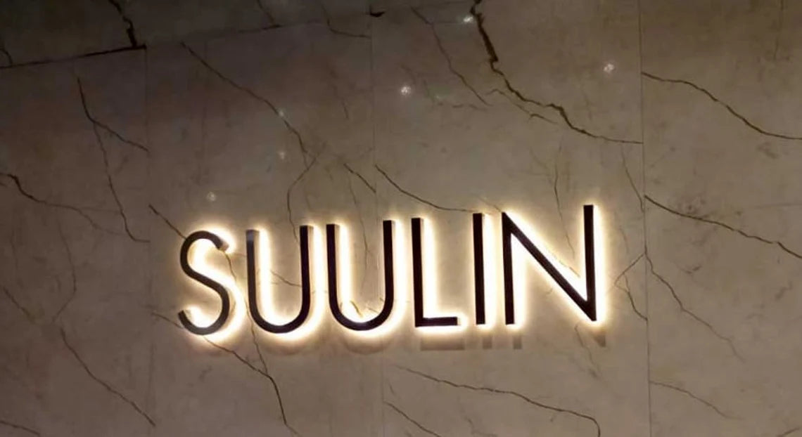 3D Metal Illuminated Sign – Custom Business Logo for Office