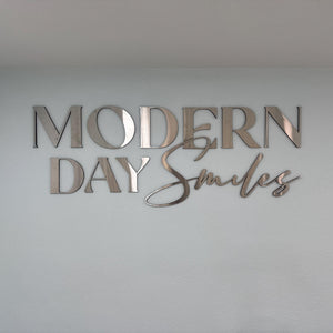 Custom 3D Aliminyum Letters- indoor sign - SIGNATUREL LLC