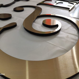 Custom 3D Aliminyum Letters- indoor sign - SIGNATUREL LLC
