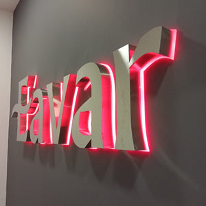 Custom 3D Illuminated Wall Sign – Metal Channel Letters- Indoor or Outdoor Sign - SIGNATUREL LLC