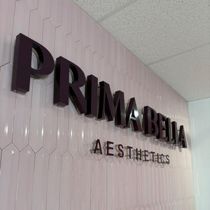 Custom 3D Metal Channel Letters- indoor sign - SIGNATUREL LLC