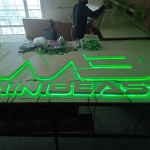 Custom Backlit Metal Logo Sign – Outdoor Sign - SIGNATUREL LLC