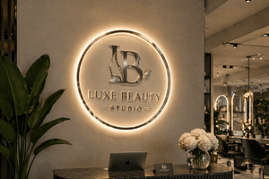 Custom Neon Logo Sign - SIGNATUREL LLC
