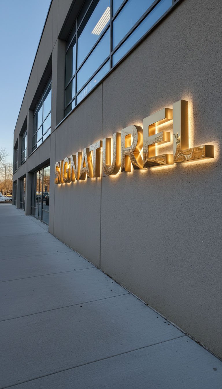 Backlit Sign - SIGNATUREL LLC