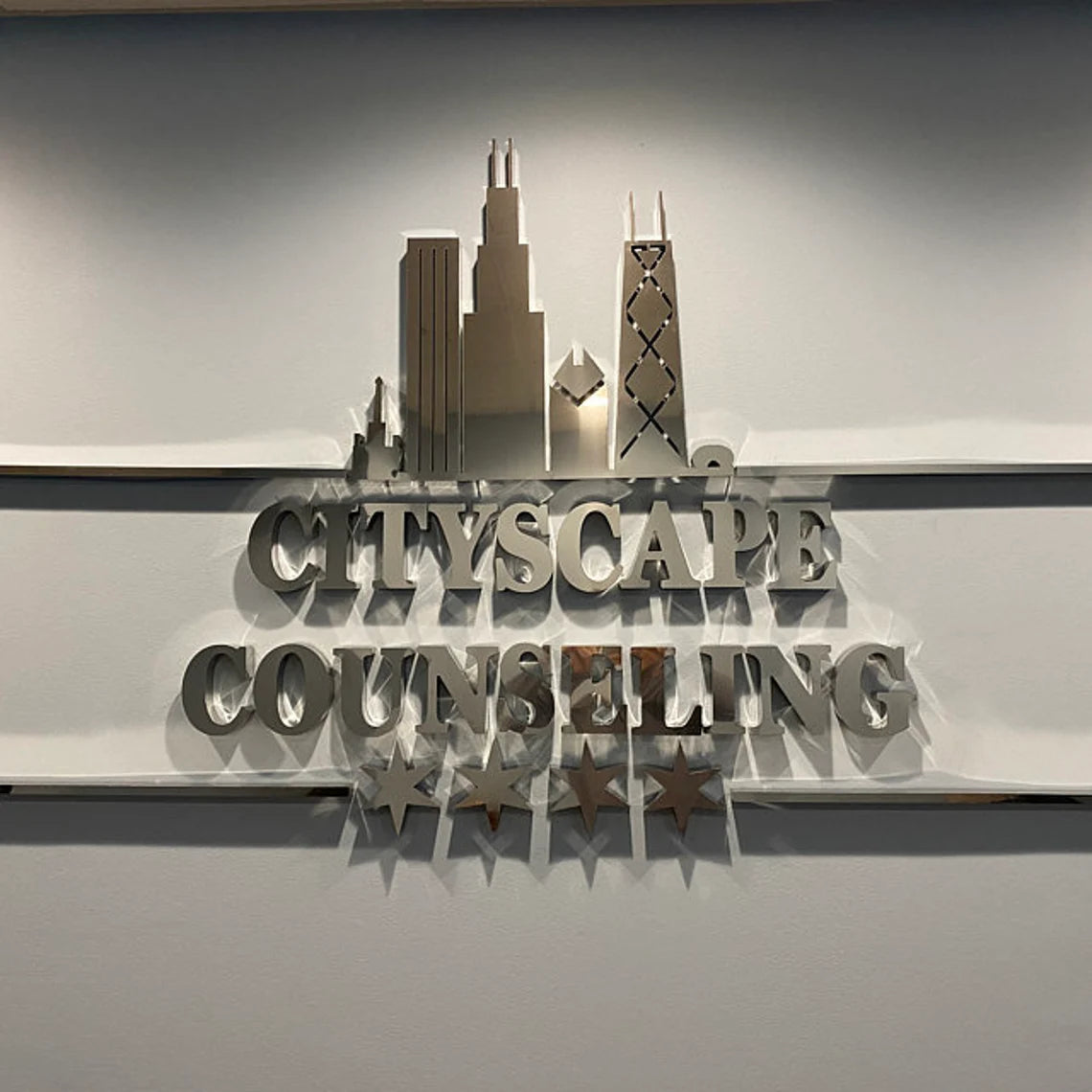 Custom 3D Laser Cut Metal Sign – Business Logo Plaque