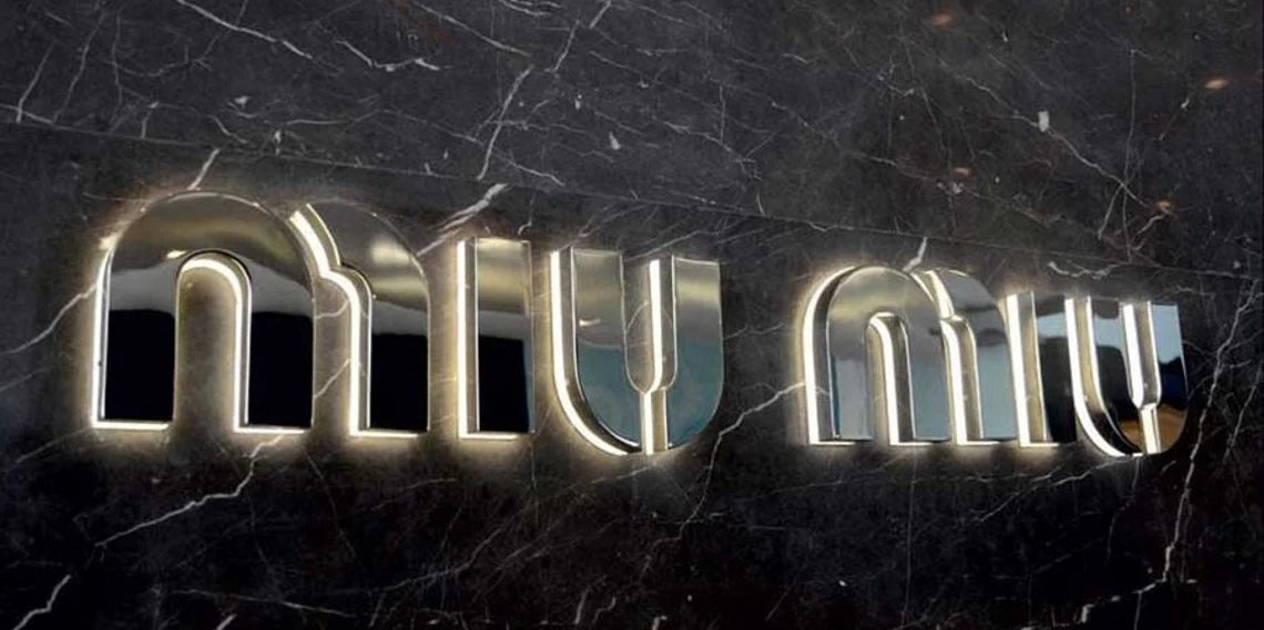 Silver Brushed Mirror Logo Sign – Custom Laser Cut Office Decor