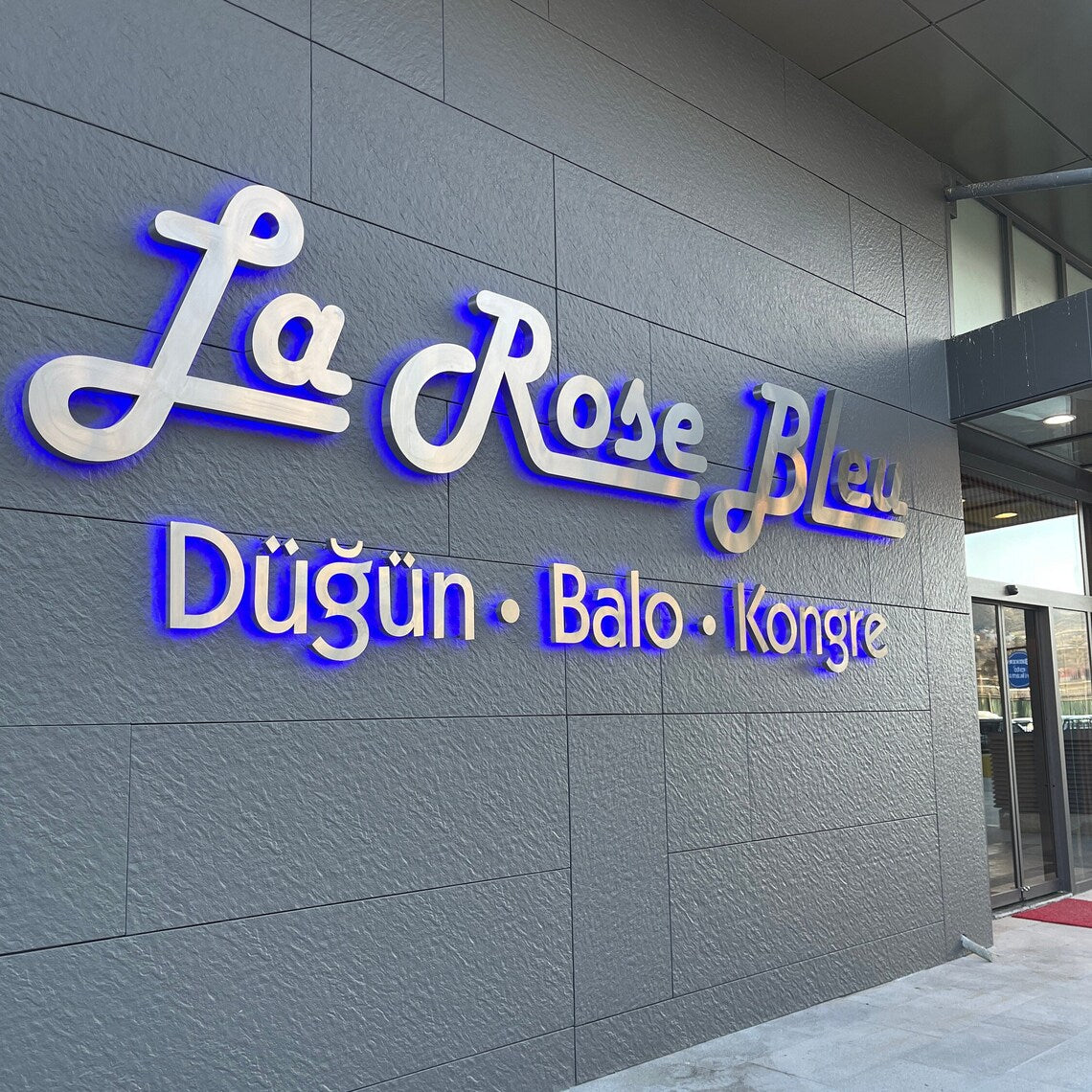 3D Backlit Channel Letter Sign – Custom Building Facade Signage