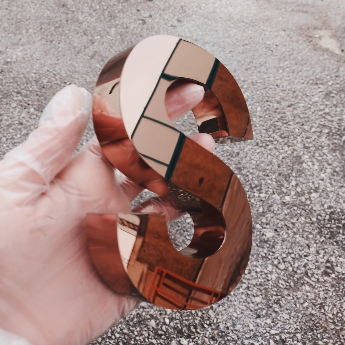 3D Sample Metal Letter - SIGNATUREL LLC