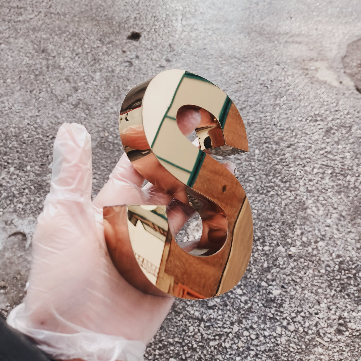 3D Sample Metal Letter - SIGNATUREL LLC