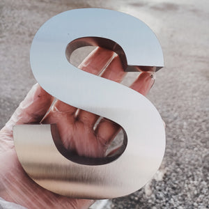 3D Sample Metal Letter - SIGNATUREL LLC