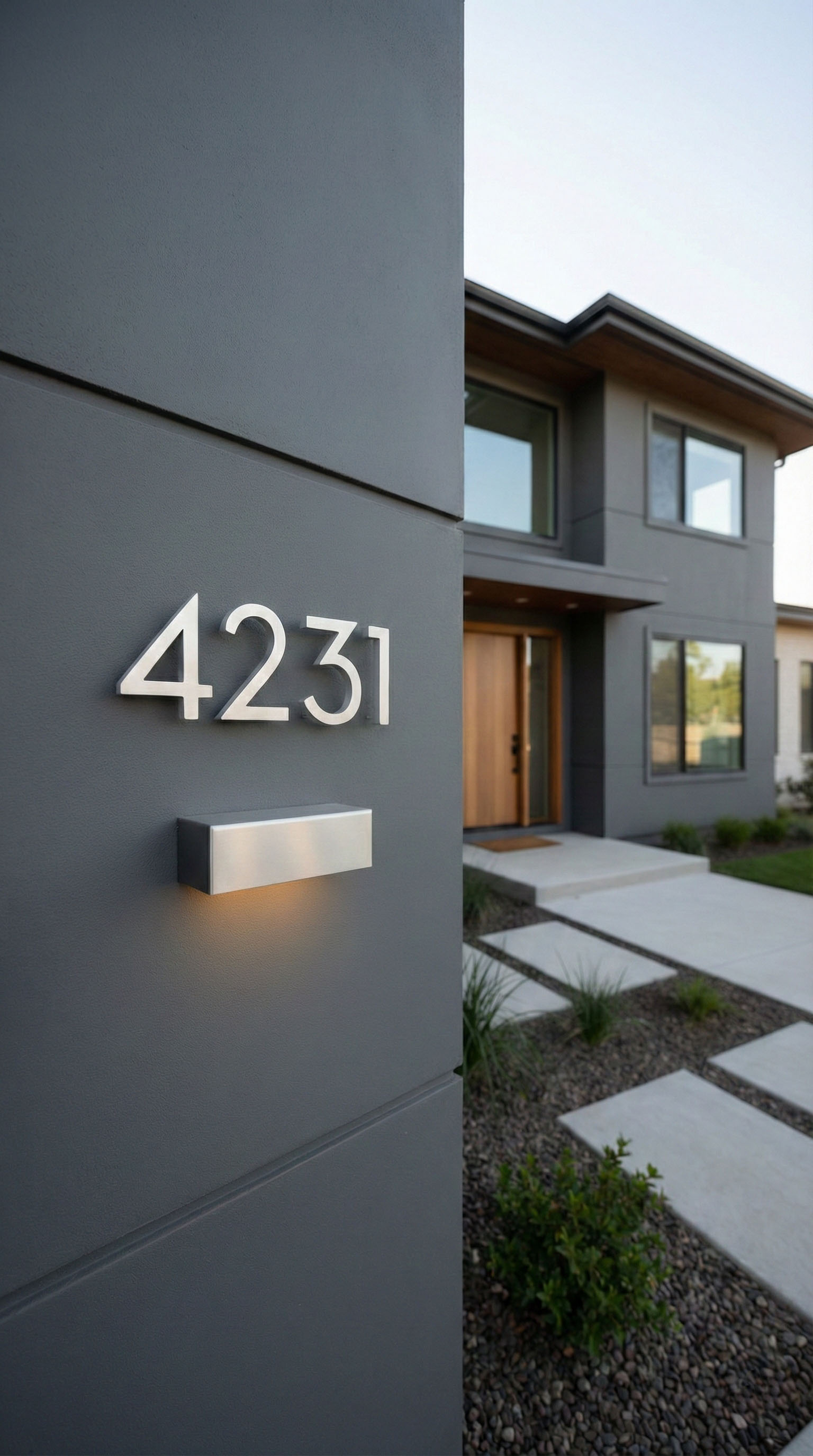 Custom House Number - Address Sign