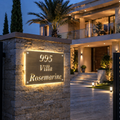 Custom Metal Address Sign – Modern House Numbers