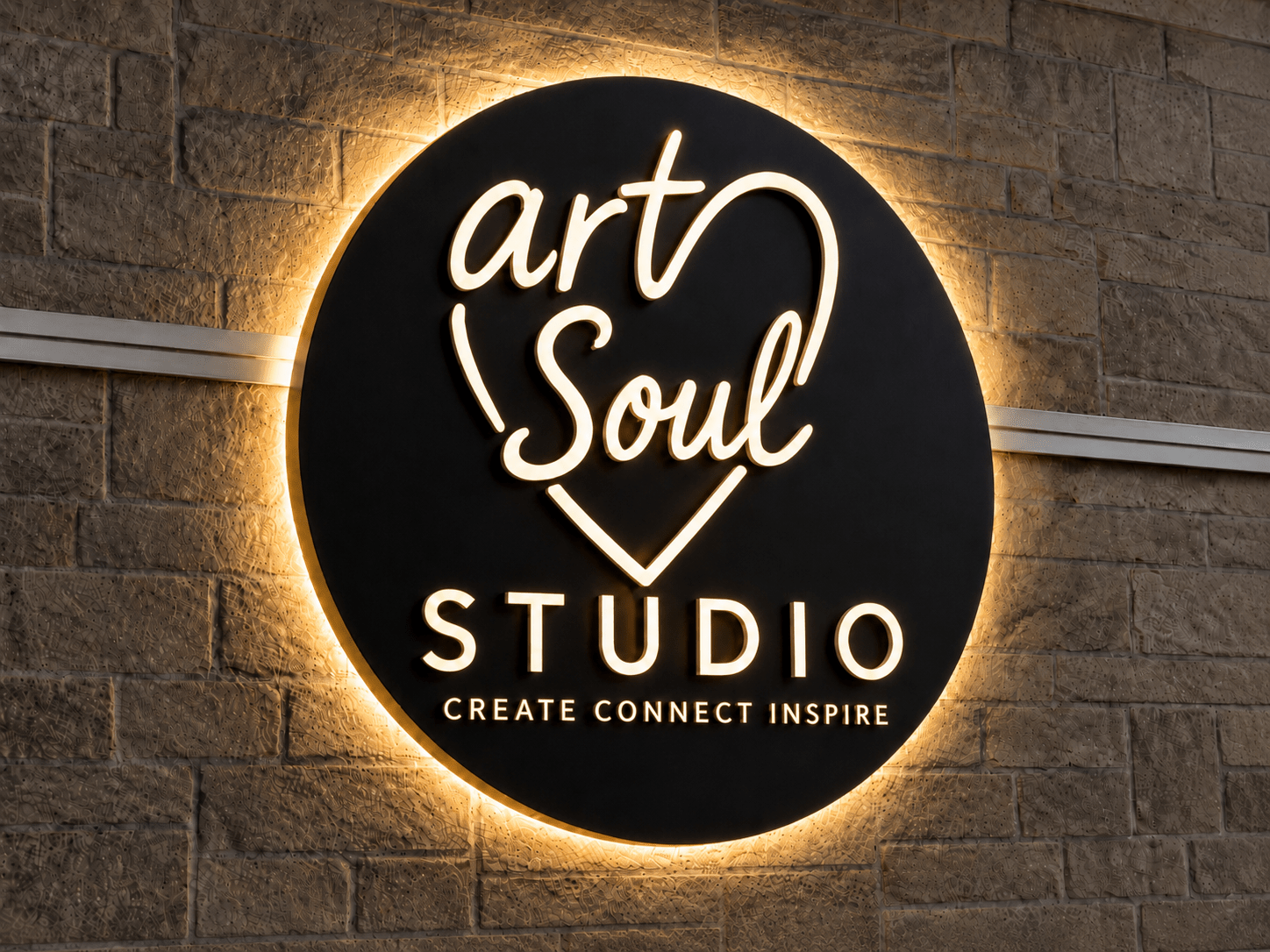 Backlit metal sign. - SIGNATUREL LLC