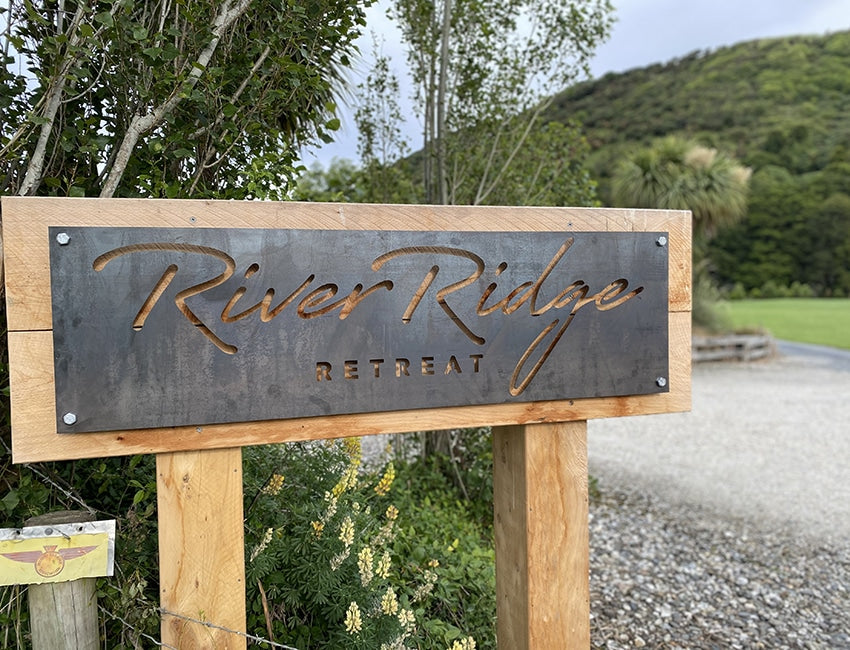 Custom Laser Cut Metal Sign