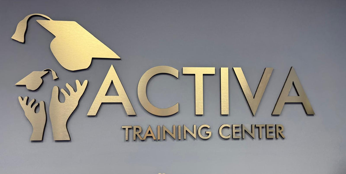 Custom 3D Aliminyum Letters- indoor sign - SIGNATUREL LLC