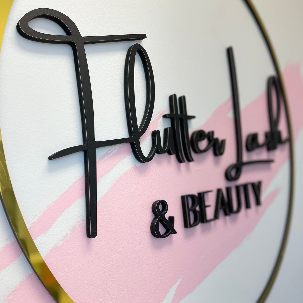 Custom 3D Aliminyum Letters- indoor sign - SIGNATUREL LLC