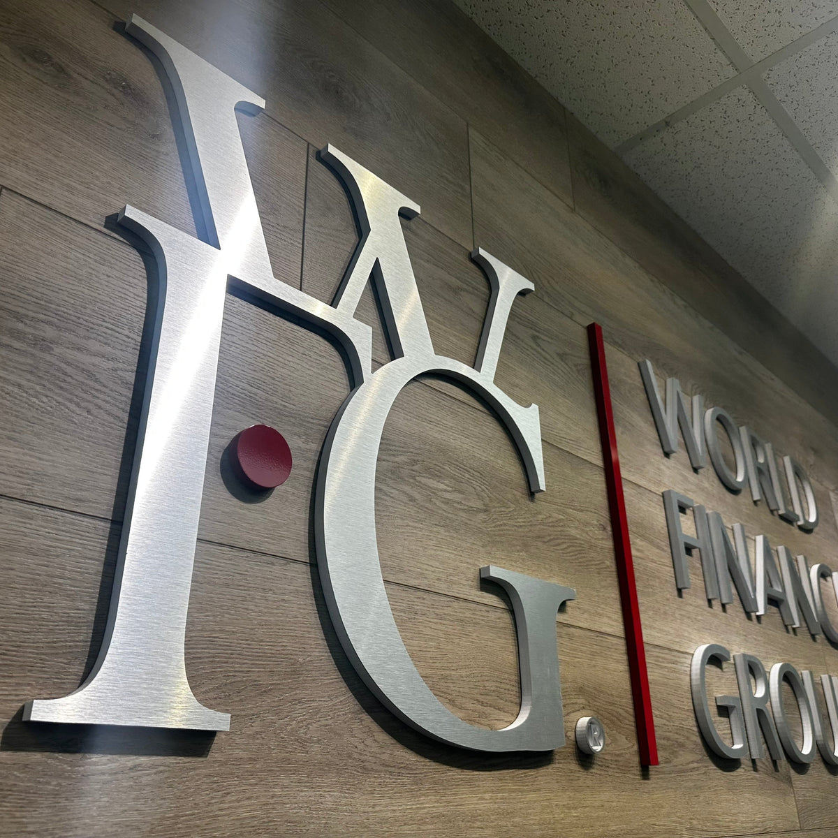 Custom 3D Aliminyum Letters- indoor sign - SIGNATUREL LLC