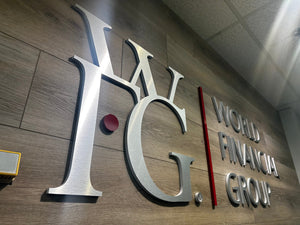 Custom 3D Aliminyum Letters- indoor sign - SIGNATUREL LLC