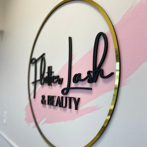 Custom 3D Aliminyum Letters- indoor sign - SIGNATUREL LLC