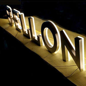 Custom 3D Illuminated Wall Sign – Metal Channel Letters- Indoor or Outdoor Sign - SIGNATUREL LLC