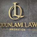 Custom 3D Metal Channel Letters- indoor sign - SIGNATUREL LLC