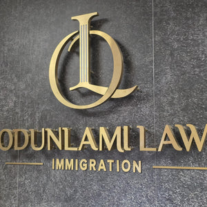 Custom 3D Metal Channel Letters- indoor sign - SIGNATUREL LLC