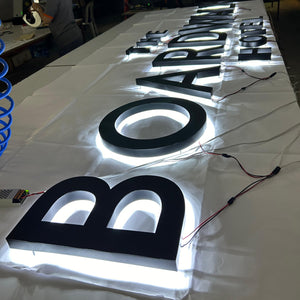 Custom Backlit Metal Logo Sign – Outdoor Sign - SIGNATUREL LLC