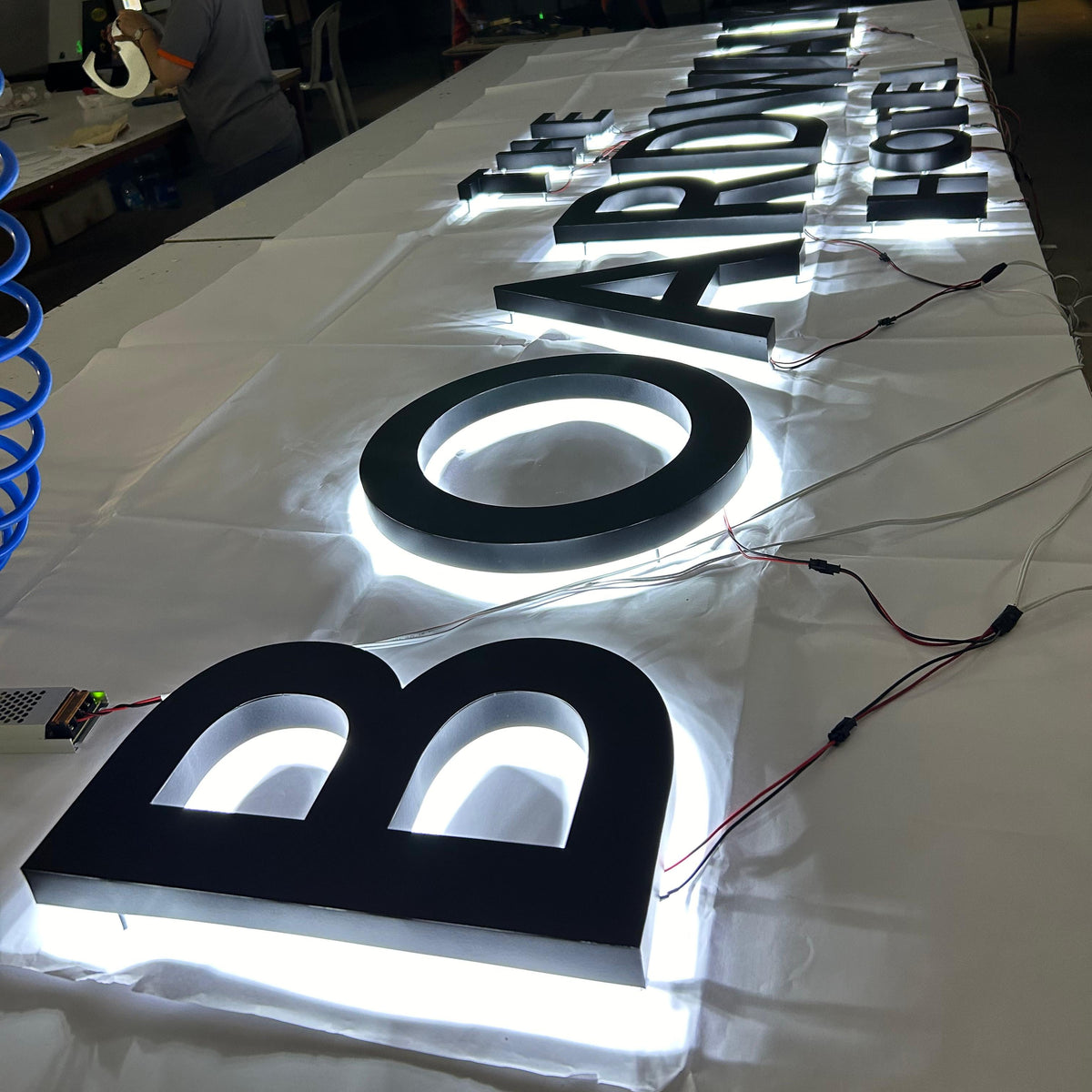Custom Backlit Metal Logo Sign – Outdoor Sign - SIGNATUREL LLC