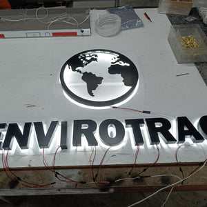 Custom Backlit Metal Logo Sign – Outdoor Sign - SIGNATUREL LLC