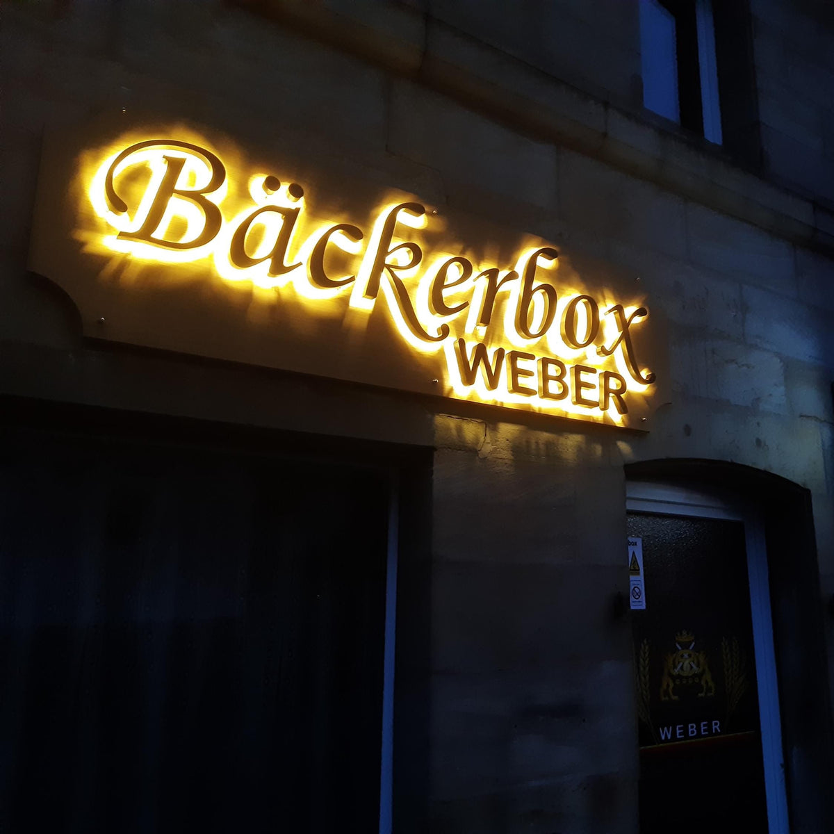 Custom Backlit Metal Logo Sign – Outdoor Sign - SIGNATUREL LLC