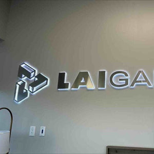 Custom Backlit Sign-Indoor 3D Metal Illuminated Letters - SIGNATUREL LLC