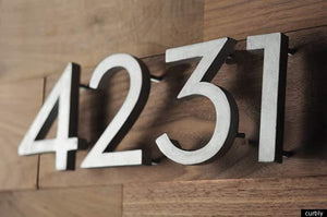 Custom House Number - Address Sign - SIGNATUREL LLC
