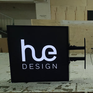 Custom LightBox Sign- Double-Sided Metal sign - Illuminated - SIGNATUREL LLC