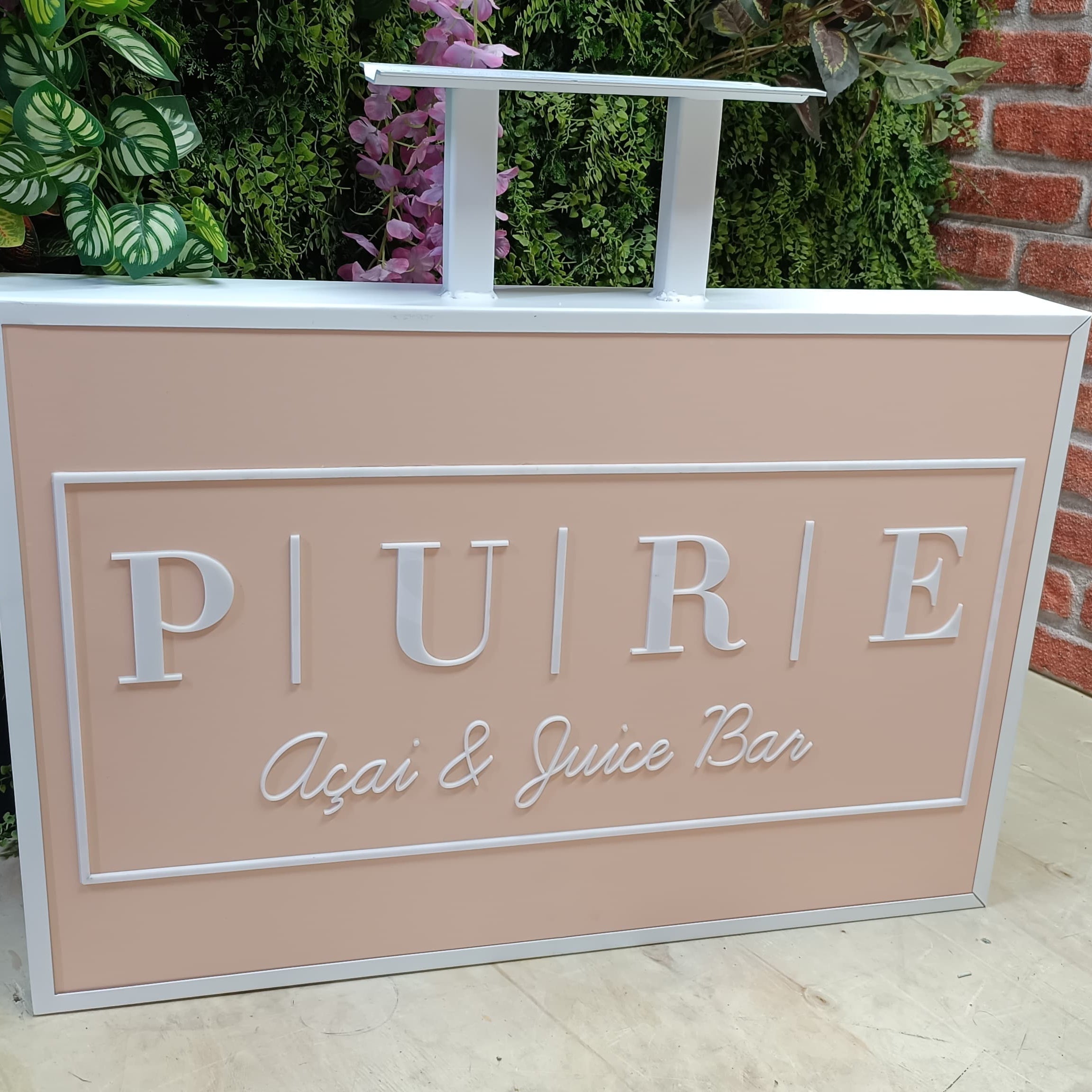 Custom LightBox Sign- Double-Sided Metal sign - Illuminated - SIGNATUREL LLC