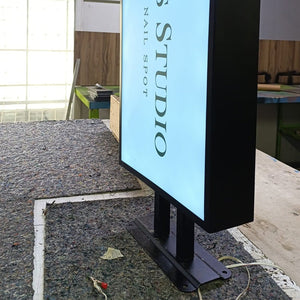Custom LightBox Sign- Double-Sided Metal sign - Illuminated - SIGNATUREL LLC