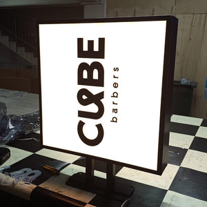 Custom LightBox Sign- Double-Sided Metal sign - Illuminated - SIGNATUREL LLC
