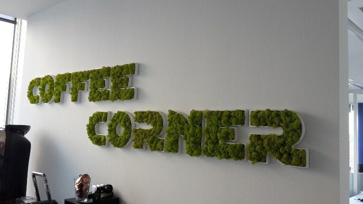 Custom Moss Sign- 3D Moss Letters-Indoor Sign - SIGNATUREL LLC