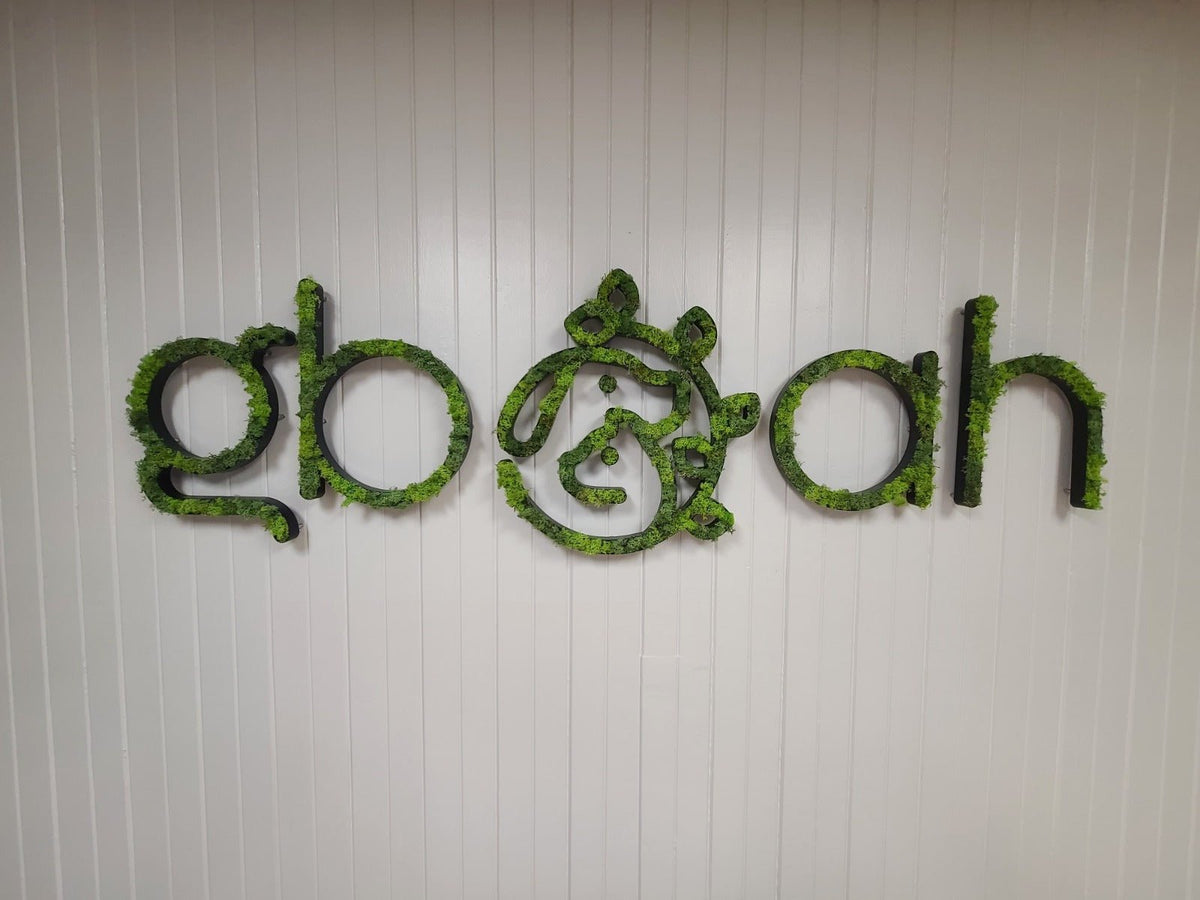 Custom Moss Sign- 3D Moss Letters-Indoor Sign - SIGNATUREL LLC