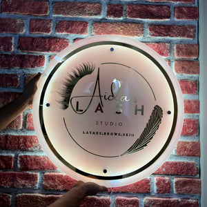 Custom Neon Logo Sign - SIGNATUREL LLC