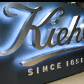Custom Raceway Mounted Sign - Custom Logo Backlit Stainless Steel Sign - SIGNATUREL LLC