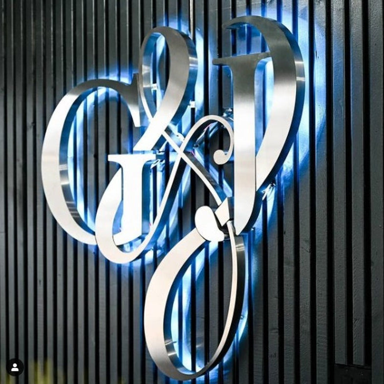 Custom Backlit Sign-Indoor 3D Metal Illuminated Letters