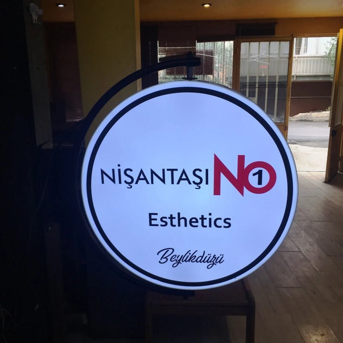 Light Box Sign - Double-Sided Sign - Outdoor Sign - 360-Degree Rotating Sign - SIGNATUREL LLC