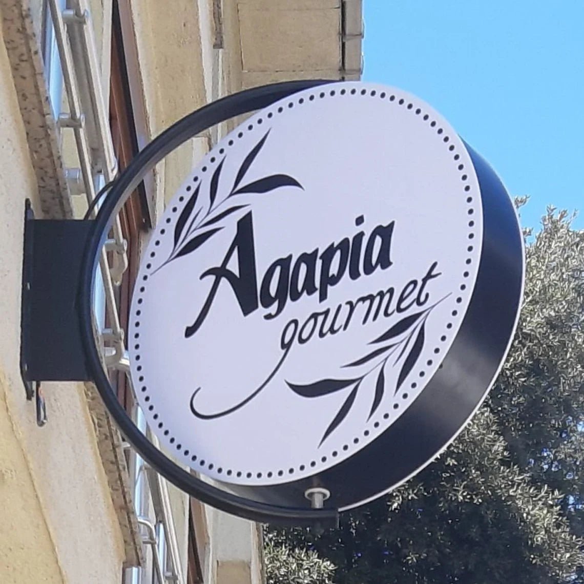 Light Box Sign - Double-Sided Sign - Outdoor Sign - 360-Degree Rotating Sign - SIGNATUREL LLC